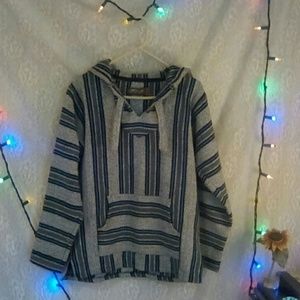 Retrofit hippie hoodie